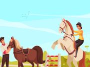 Игра Бегство на осамен коњаник онлајн
