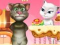 Игра Зборувајќи мачор Том бакнува Ангела 2  онлајн