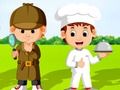 Игра Деца и професии  онлајн