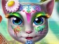 Игра Кити плажа шминка  онлајн