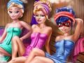 Игра Супер девојки Сауна Реален живот  онлајн