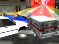 Игра Возење со амбуланта во град  онлајн