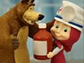 Игра Девојка и мечка забавно време  онлајн