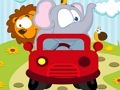 Игра Смешна животна возење разлика  онлајн