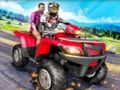 Игра Манија со тркачки сообраќај со четири велосипеди  онлајн