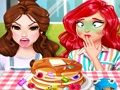 Игра Смешен предизвик за храна  онлајн