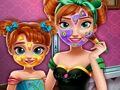 Игра Ледена принцеза мама вистинска преуредување  онлајн