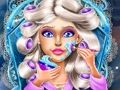 Игра Вистинска шминка на снежната кралица  онлајн