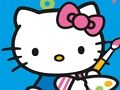 Игра Боја по број со Hello Kitty  онлајн