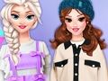 Игра Естетика на зимска улична облека  онлајн