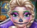 Игра Елза Страшна шминка за Ноќта на вештерките  онлајн