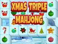 Игра Божиќ троен Mahjong  онлајн