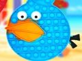 Игра Angry Birds Pop It сложувалка  онлајн
