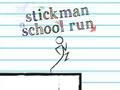 Игра Училиште трчање на Stickman  онлајн