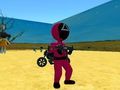 Игра Игра со лигњи: стрелање опстанок  онлајн