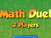 Игра Математички дуел 2 играчи  онлајн
