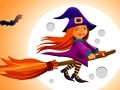 Игра Симпатична сложувалка за вештерки за Ноќта на вештерките  онлајн