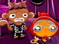 Игра Monkey Go Happy Stage 575 Мајмуни одат на Ноќта на вештерките  онлајн