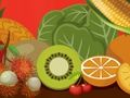 Игра Збор за деца за овошје и зеленчук  онлајн