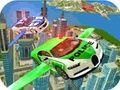 Игра Симулатор за летечки полициски автомобил  онлајн