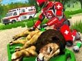 Игра Вистински доктор робот за спасување на животни  онлајн