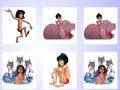 Игра Натпревар со мемориска картичка Mowgli  онлајн