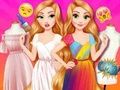 Игра Боење облека за принцези  онлајн