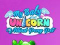 Игра Моето бебе еднорог виртуелно пони милениче  онлајн