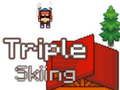 Игра Тројно скијање 2D онлајн Игра Тројно скијање 2D онлајн