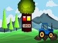 Игра Бегство од трактор  онлајн