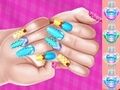 Игра Елса принцеза Тема за нокти уметност DIY онлајн
