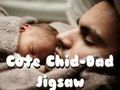 Игра Слатко дете-тато сложувалка  онлајн