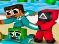 Игра Игра со лигњи за Minecraft  онлајн