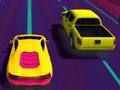 Игра Неонски трка ретро лебдат онлајн Игра Неонски трка ретро лебдат онлајн