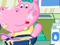 Игра Училиште за готвење нилски коњ  онлајн