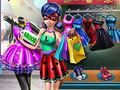 Игра Девојка со точки, вистински шопинг  онлајн