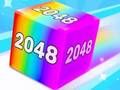 Игра Синџир коцка: 2048 спојување  онлајн