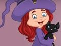 Игра G2E Среќна вештерка и соба за мачки избега  онлајн