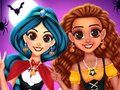 Игра BFFs Среќна забава за Ноќта на вештерките  онлајн