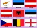 Игра Обука за меморија. Европски знамиња  онлајн