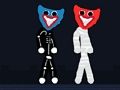 Игра Stickman Huggy Creepy Holiday  онлајн