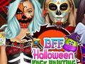 Игра BFF Сликарство на лице за Ноќта на вештерките  онлајн