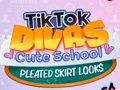 Игра Изгледа симпатичен училишен плисиран здолниште TikTok Divas  онлајн