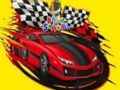 Игра Назад на училиште: Книга за боење тркачки автомобил  онлајн
