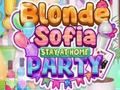 Игра Забава за русокоса Софија Stay at Home  онлајн