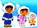 Игра Дора најде 5 разлики  онлајн