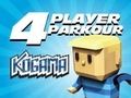 Игра Когама: Паркур за 4 играчи  онлајн