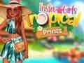 Игра Тропски отпечатоци на Insta Girls  онлајн