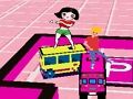 Игра 3D паркинг за училишен автобус на вљубените  онлајн