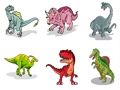 Игра Картички за диносауруси  онлајн